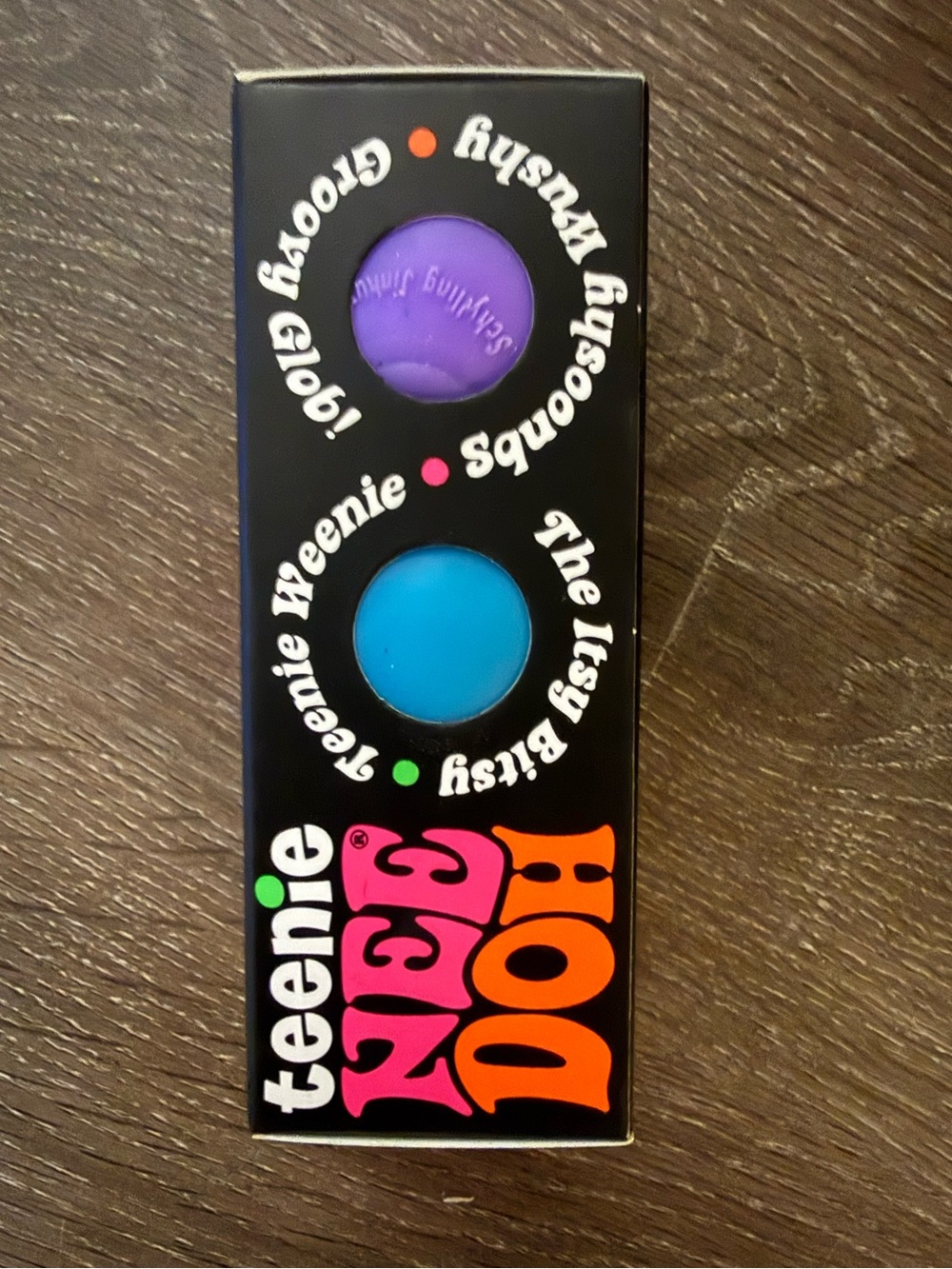 NeeDoh teenie 3-Pack groovy glob - orange, Blue, Purple- NIB